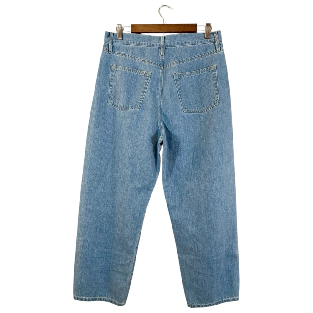 Rita Row Fabiola Barrel Leg Jeans High Waist Loose Fit Denim Light Wash, Size 40 - Picture 3 of 15